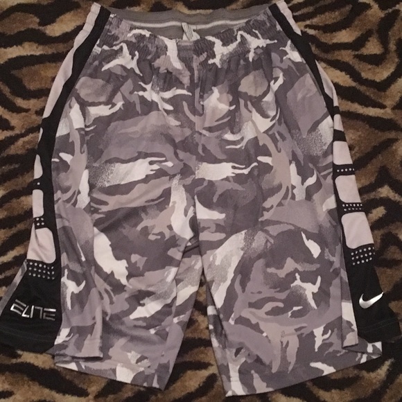 nike elite camo shorts